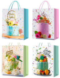 Armtoys ПОДАРЪЧНА ЧАНТА happy birthday ТОРТА 32*26*10 4 ВИДА