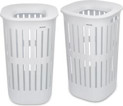 Brabantia Coșuri de rufe Collect-It 55 l, albe, 2 buc (247880)