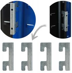  Helios polcláb soros összekötő 4db kötőelem Csatlakoztassa Egymás Mellett Az Állványokat (HZ_CON_4)
