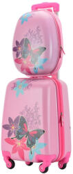 BONTOUR Pillangós gyerek bőrönd szett (hátizsák+bőrönd) | bontour