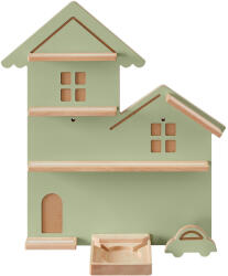 SONGMICS Toniebox polc, fali polc 35 figurának, gyermek polc, zöld