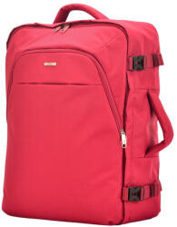 BONTOUR air utazó hátizsák, kabin méretű kézipoggyász 55x40x20cm, piros színben