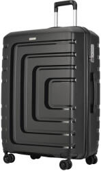 BONTOUR "charm" 4-kerekes bőrönd tsa számzárral, l méretű, fekete