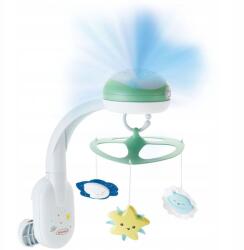 Infantino zenélő körhinta vetítővel 3 az 1-ben zöld (315194)