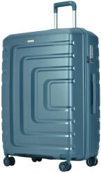 BONTOUR "charm" 4-kerekes bőrönd tsa számzárral, l méretű, jeges kék