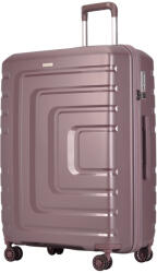 BONTOUR "charm" 4-kerekes bőrönd tsa számzárral, l méretű, lila