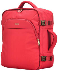 BONTOUR air utazó hátizsák, easyjet méretű 45x36x20cm, piros színben