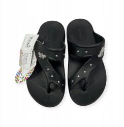  Tenzi női flip-flop papucs díszekkel - 39-es méret (KN9/B12-14)