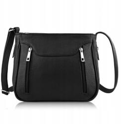 Paolo Peruzzi Divatos Bőr Női Kézitáska Fekete Válltáska (5905567202735)