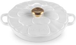 Le Creuset Oală Gourmet floare 26 cm albă (21964260101441)
