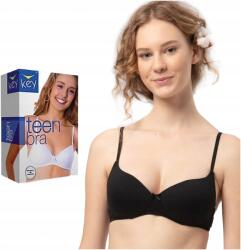 Key melltartó tinédzsereknek merevítő nélkül sima fekete Tbm 120 70AA (TBM 120 BI 65AA)