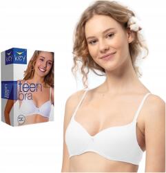 Key merevítő nélküli tini melltartó sima fehér Tbm 122 65 Bb (5904765554066)