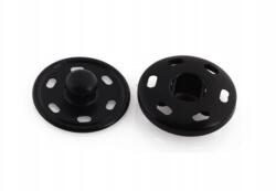 Kipa Varrható patentok 19 mm, Rozsdamentes Fekete - 10 Kpl (ZP-19-CZ-10)