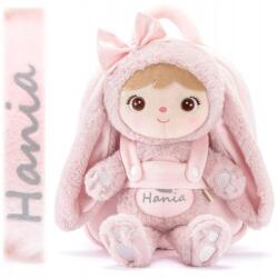 Metoo Ajándék 4 éveseknek Hátizsák kislánynak Metoo játékbaba 1+ névvel (Plecak Metoo Królik Przytulanka z imieniem)