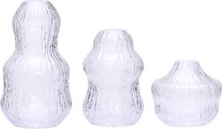 Hübsch Vaze Fuyu transparente, 3 buc (662106)