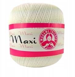 Maxi Kordonek Maxi Madame Tricote 100g/565m 1000 fehér