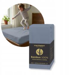 Fiki Miki Gumis Lepedő 160x70 Bambusz Kék Matrac Lengyel (Bambusowe)