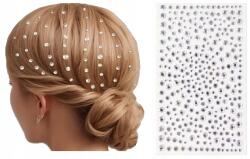  Matricák Strasszok Haj Kókusz Dekoratív Esküvő Kristályok 325 db