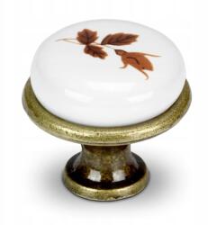 Mavö Bútorgomb Szekrénygomb Bútorfogantyú Porcelán Antik Mintával (0002324)