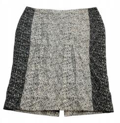  Női ceruzaszoknya L-es, fekete-fehér, elegáns (KN13/127-14)