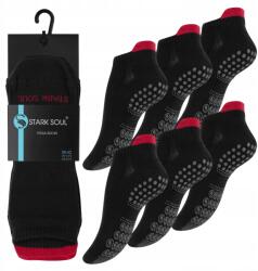  Női lábszárvédő zokni Jógához 3 pár csúszásgátló sarokvédelem 35/38