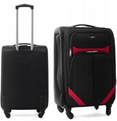 RGL Közepes Utazó Bőrönd XL 4 Kerekű Puha Anyagból Készült Poggyász (WALIZKA RGL S10 Średnia MATERIAŁOWA)