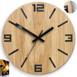 ModernClock Arabik tölgyfa falióra 33 cm csendes, nappali óra (Arabik)