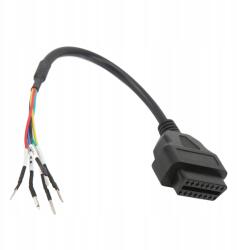  Aljzat Kábel OBD2 II Női Hosszabbító Kábel 16-PIN Can K Lines (1613220100411)