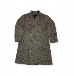  Old Money elegáns kockás kabát S - kétsoros, klasszikus fazon (KN13/3-22)