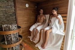 Vital Home Pamut szauna- spa törölköző Sima 200x80 cm 500 g/m2 fehér (RĘCZNIK SAUNA 200x80 cm 500 g/m2)