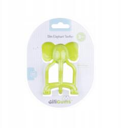 GiliGums Nyugtató fogszabályozó rágóka Elefánt lime GiliGums gumi, gumi (21309)