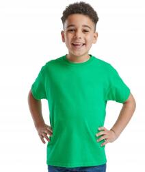 Fruit of the Loom 610190 Gyerek póló póló Kelly Green Zöld r140 (610190)