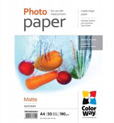 ColorWay fotópapír 190 g/m2 matt (PM190050A4)