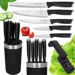 Zwieger 5 Darabos Készkészlet Zwieger Forte III Ovalis Tömbben, Éles Pengékkel És Késezővel (ZW-BF-2050)