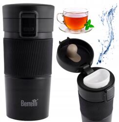 Berretti Thermo Bögre Tea Kávé Italok Berretti 400ML Fekete Meleg Hideg (BR-0114)