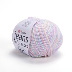 YARNART Jeans Soft Colors Fonal 50g/160m színes ombre melange 6212 (JEANS SOFT COLORS 6212)