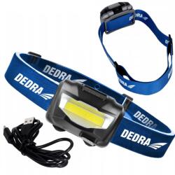 Dedra Fejlámpa Akkumulátoros Fejlámpa 1200MAH 150LM Fejre Szerelhető Mozgásérzékelő (L1013)