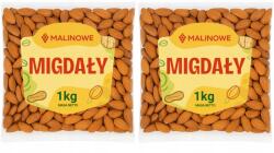 Malinowe Kaliforniai Mandula Szett Egész 2x1kg Mandula Kiváló Prémium Minőség (5904576303464)