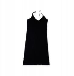 VILA Női fekete Ruha pántokkal, csipkével, elegáns kis fekete ruha (F5-15)