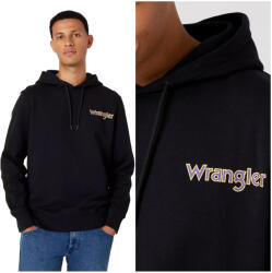 Wrangler Férfi pulóver, nem cipzáros Wrangler Graphic Hoodie S (5401019269818)