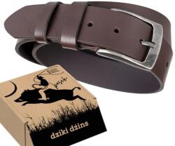  Vad Farmer széles öv férfi bőr 125cm barna műbőr ajándék (4.40.1)