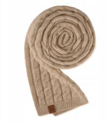 Betlewski Női téli sál stílusos meleg kellemes mintával (BSD-BK-01 BEZOWY)