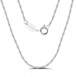 Larezo Ezüst Szövött Lánc Szingapúr 42 cm 47 cm 52cm Olasz Göndör Ezüst 925