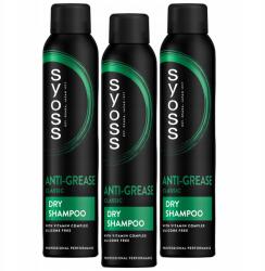 Syoss 3X200ML Száraz Sampon Zsíros Hajra Syoss