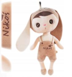 Metoo Nyuszi kabalafigura névvel Egy éves ajándék kisfiúnak Metoo játékbaba 0+ (Metoo50KrólikChBeż)