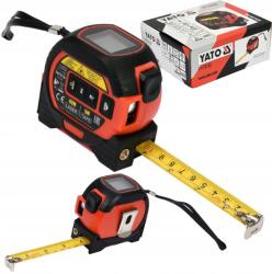 TOYA 40 M-es Lézeres Távolságmérő 5 M-es Feltekerhető Mérőszalaggal És YT-73122 Keresztlézerrel (YT-73122)