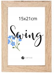 Ertom Képkeret 15x21 barna swing modern skandináv ajándék (SW68 l.br Multi-Swing 15x21 Ramka l. brown)
