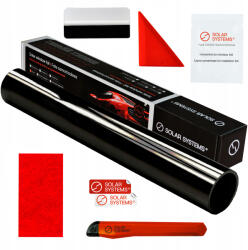 Solar Systems Autóüveg sötétítő fólia 75x300 Sötét 80% Zsugorfólia (FOLIA DO PRZYCIEMNIANIA SZYB 3m x 75cm 80%)