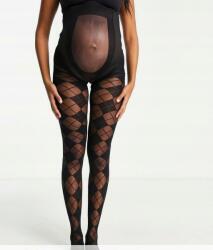 Asos Kismama Harisnyanadrág Fekete Mintás S/m Szm S/m