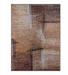 Dywany Chemex Szőnyeg 160X220 CM Barna-bézs Nappaliba Szegélyezett Loft Modern Barna Bézs (4959B CHEAP BGX BROWN)